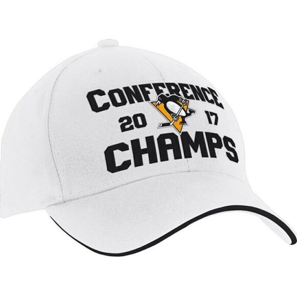 Reebok Other - NHL Pittsburgh Penguins 2017 Conference Champion Cap Champs Hat White Adjustable